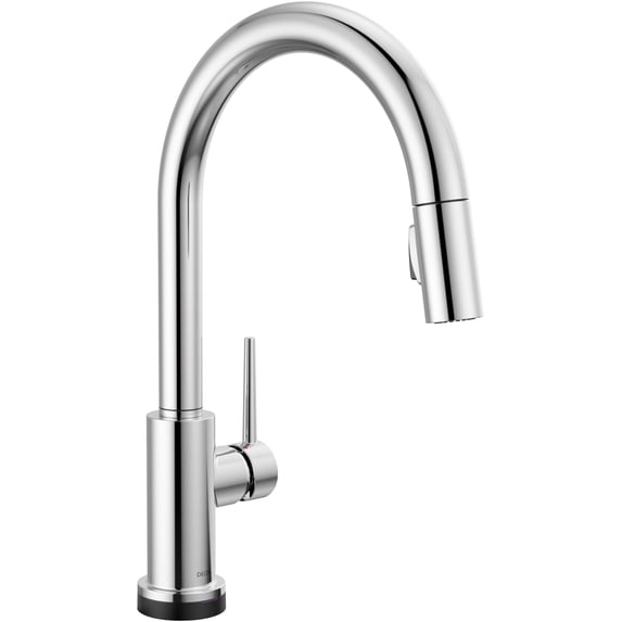 Delta 9159TLV-DST Trinsic 1.8 GPM Single Hole Pull Down Touchless Kitchen Faucet - Chrome