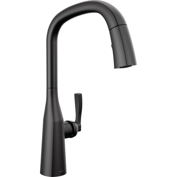 Open Box Delta 9176-Pr-Dst Stryke 1.8 GPM Pull-Down Kitchen Faucet - Black