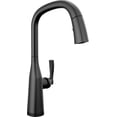 thumbnail image 1 of Delta 9176Tl-Dst Stryke 1.8 GPM Single Hole Pull Down Touchless Kitchen Faucet - Black, 1 of 7