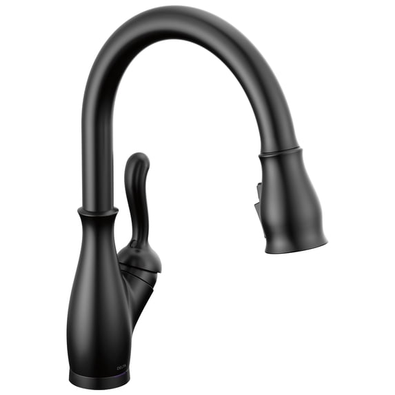 Delta 9178T-BL-DST Leland Pull-Down Kitchen Faucet - Black