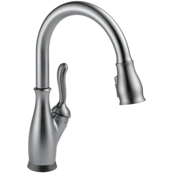 Delta 9178TL-AR-DST Leland 1.8 GPM Single Hole Pull Down Touchless Kitchen Faucet - Arctic