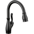 thumbnail image 1 of Delta 9178TL-BL-DST Leland 1.8 GPM Single Hole Pull Down Touchless Kitchen Faucet - Black, 1 of 7