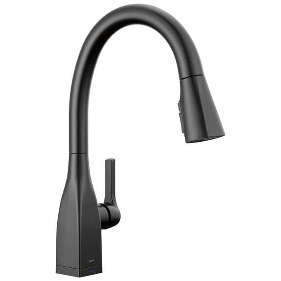 Delta 9183T-Dst Mateo 1.8 GPM Single Hole Kitchen Faucet - Black
