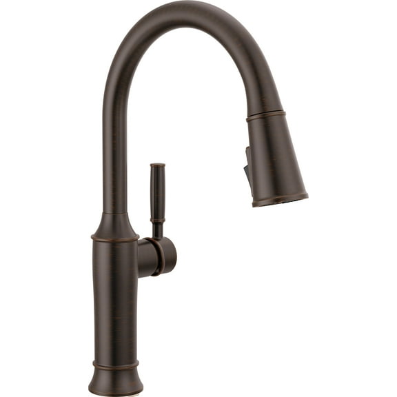 Delta 9184-Dst Renaldi 1.8 GPM Single Hole Pull Down Kitchen Faucet - Bronze