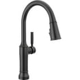 thumbnail image 1 of Delta 9184Tl-Dst Renaldi 1.8 GPM Single Hole Pull Down Touchless Kitchen Faucet - Black, 1 of 7