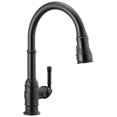 thumbnail image 1 of Delta 9190-Dst Broderick 1.8 GPM Single Hole Pull Down Kitchen Faucet - Black, 1 of 6
