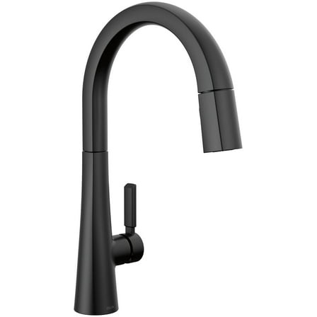 Delta 9191-Pr-Dst Monrovia 1.8 GPM Deck Mounted Pull Down Kitchen Faucet - Black