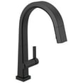 thumbnail image 1 of Delta 9193T-Dst Pivotal 1.8 GPM Single Hole Pull Down Kitchen Faucet - Black, 1 of 7
