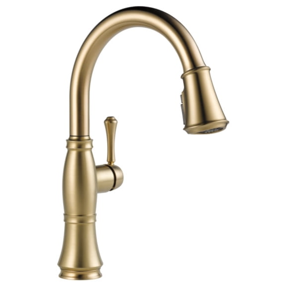Delta 9197-Dst Cassidy Pull-Down Kitchen Faucet - Lumicoat Champagne Bronze