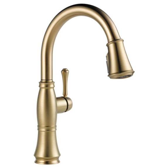 Delta 9197-Dst Cassidy Pull-Down Kitchen Faucet - Lumicoat Champagne Bronze
