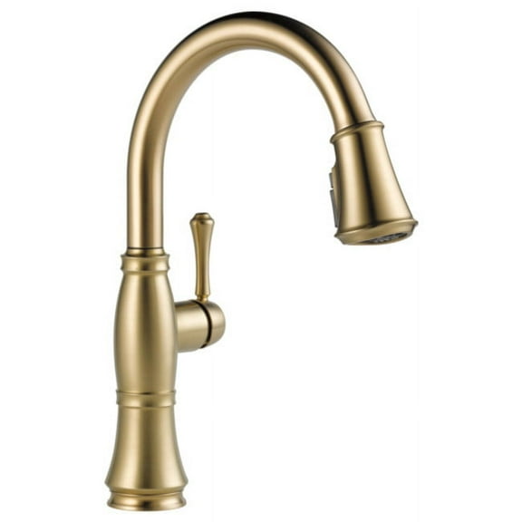 Delta 9197-Dst Cassidy Pull-Down Kitchen Faucet - Lumicoat Champagne Bronze