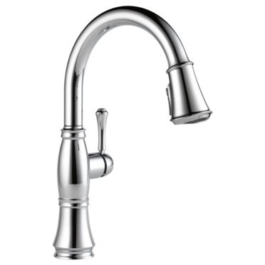 Delta 9197-Dst Cassidy Pull-Down Kitchen Faucet - Lumicoat Chrome