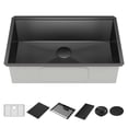 thumbnail image 1 of Delta 95B9031-30S-GS Rivet 30" Undermount Single Basin Stainless Steel Kitchen Sink - PVD, 1 of 7