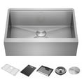 thumbnail image 1 of Delta 95C9031-30S-SS Rivet 30” Workstation Farmhouse Apron Front Kitchen Sink Undermount, 1 of 7