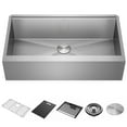 thumbnail image 1 of Delta 95C9031-36S-SS Rivet 36” Workstation Farmhouse Apron Front Kitchen Sink Undermount, 1 of 7