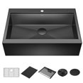 thumbnail image 1 of Delta 95D9031-T33s Rivet 33" Workstation Farmhouse Apron Front Kitchen Sink Drop-In 16, 1 of 7