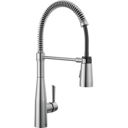 Delta 9613-AR-DST Essa 1.8 GPM Single Hole Pre-Rinse Pull Down Kitchen Faucet - Arctic