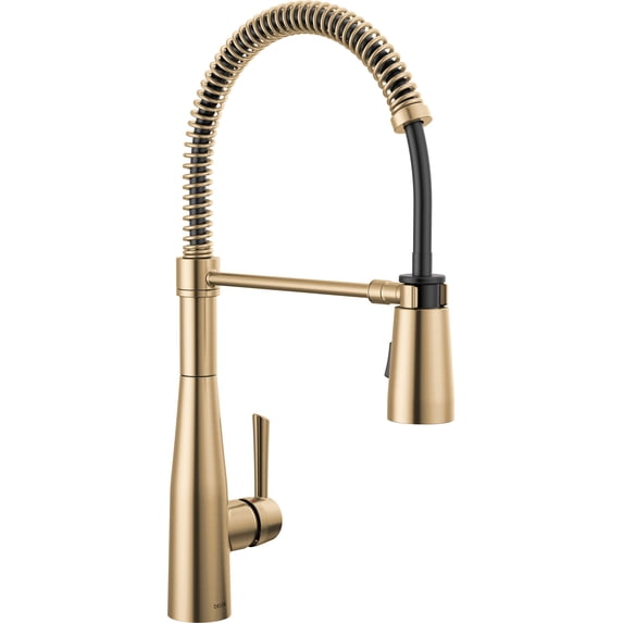Delta 9613-CZ-DST Essa 1.8 GPM Single Hole Pre-Rinse Pull Down Kitchen Faucet - Bronze
