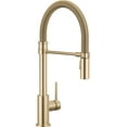thumbnail image 1 of Delta 9659-Dst Trinsic 1.8 GPM Single Hole Pre-Rinse Pull Down Kitchen Faucet - Bronze, 1 of 7