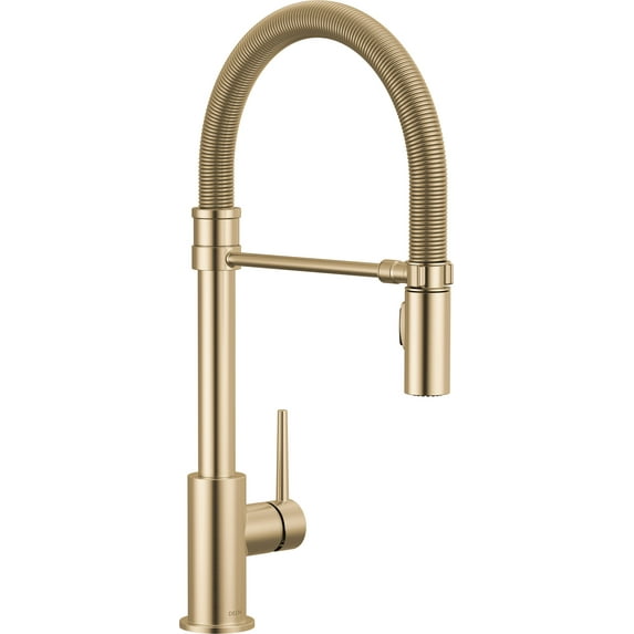 Delta 9659-Dst Trinsic 1.8 GPM Single Hole Pre-Rinse Pull Down Kitchen Faucet - Bronze