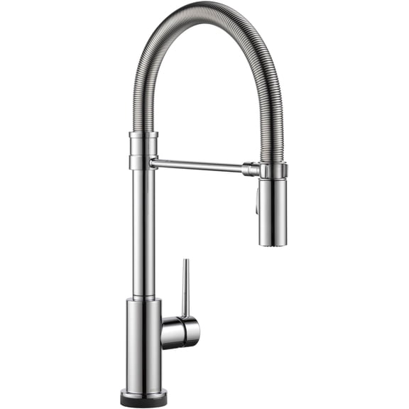 Delta 9659Tl-Dst Trinsic Semi Pro 1.8 GPM Single Hole Pull Down Touchless Kitchen Faucet -