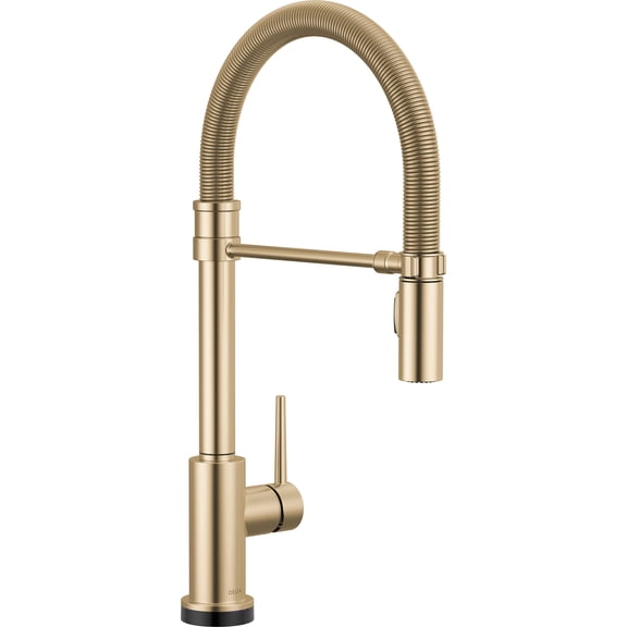 Delta 9659Tl-Dst Trinsic Semi Pro 1.8 GPM Single Hole Pull Down Touchless Kitchen Faucet -