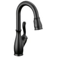 thumbnail image 1 of Delta 9678-Dst Leland Pull-Down Spray Bar/Prep Faucet - Black, 1 of 7