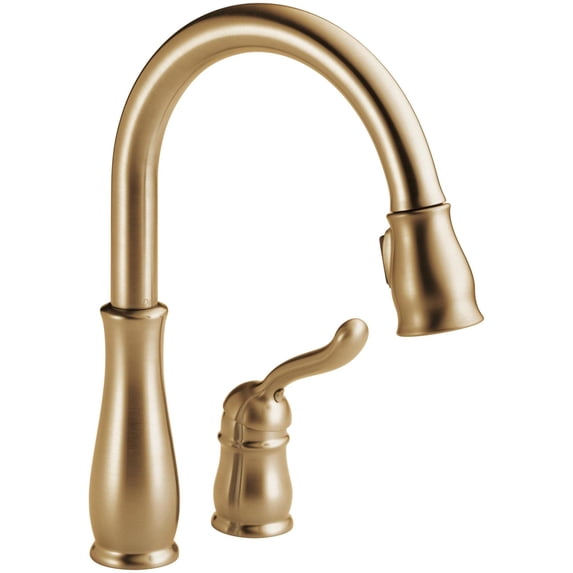 Delta 978-CZ-DST Leland Pull-Down Kitchen Faucet - Bronze