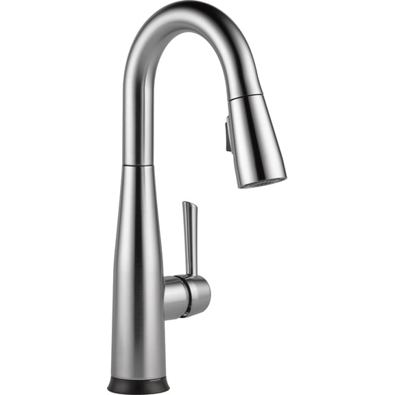 Delta 9913Tl-Dst Essa 1.8 GPM Single Hole Pull Down Touchless Bar Faucet - Arctic