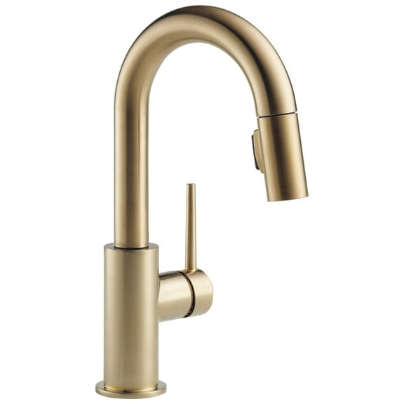 Delta 9959-Ls-Dst Trinsic 1.8 GPM Single Hole Pull Down Bar/Prep Faucet - Bronze