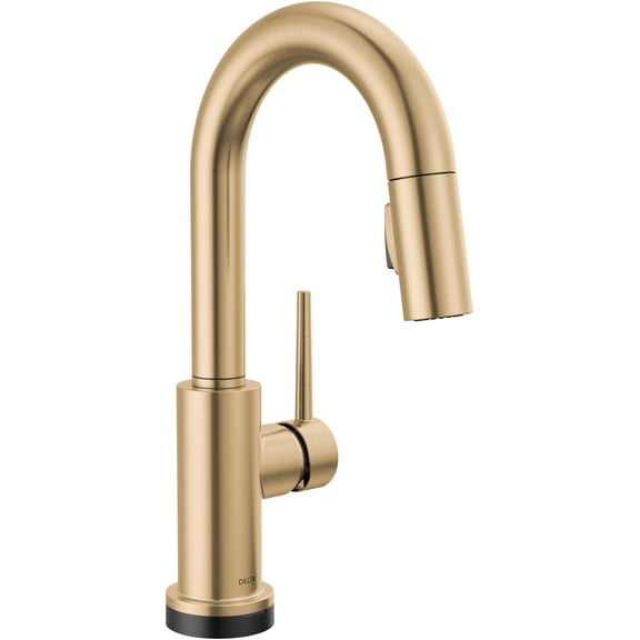 Delta 9959Tl-Dst Trinsic 1.8 GPM Single Hole Pull Down Touchless Bar Faucet - Bronze