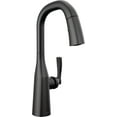 thumbnail image 1 of Delta 9976-BL-DST Stryke 1.8 GPM Pull-Down Bar/Prep Faucet - Black, 1 of 4