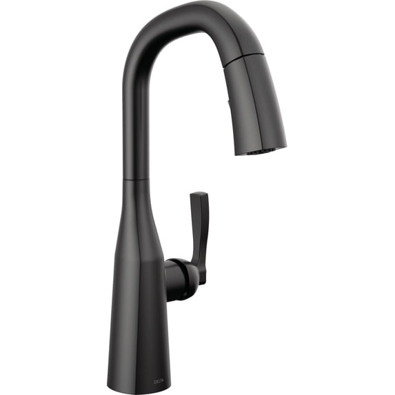 Delta 9976-BL-DST Stryke 1.8 GPM Pull-Down Bar/Prep Faucet - Black