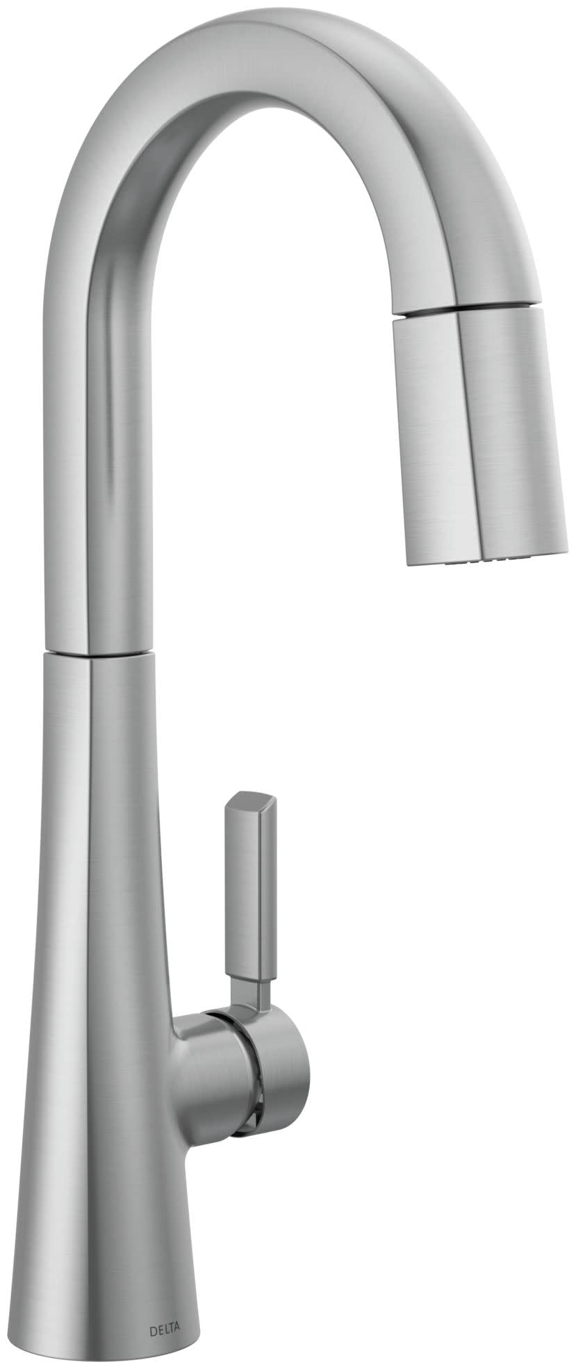 Delta Monrovia Matte Black Single Handle Bar And Prep Kitchen Faucet - View #2
