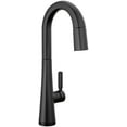 thumbnail image 1 of Delta 9991T-Pr-Dst Monrovia 1.8 GPM Deck Mounted Pull Down Bar Faucet - Black, 1 of 7