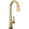 thumbnail image 1 of Delta 9991T-Pr-Dst Monrovia 1.8 GPM Deck Mounted Pull Down Bar Faucet - Lumicoat Champagne, 1 of 7