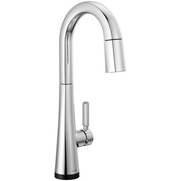 Delta 9991T-Pr-Dst Monrovia 1.8 GPM Deck Mounted Pull Down Bar Faucet - Lumicoat Chrome