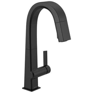 Delta 9993-Dst Pivotal 1.8 GPM Single Hole Pull Down Bar Faucet - Black