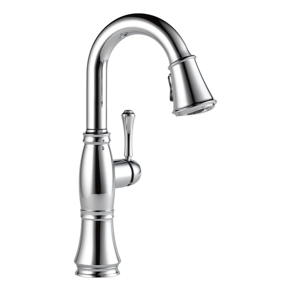 Delta 9997-Dst Cassidy Pull-Down Bar/Prep Faucet - Lumicoat Chrome