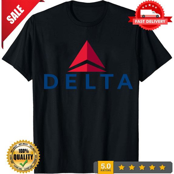 Delta Airlines Men's Black T-Shirt Size S to 3XL, LIMITED EDITION-TH65769