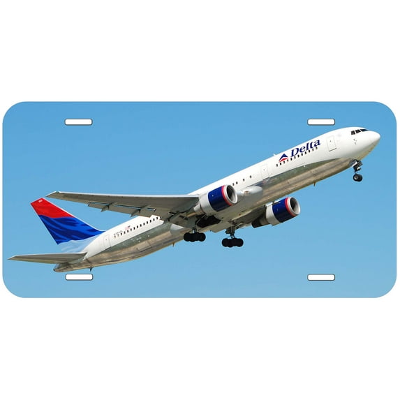 Delta Airplane Novelty Car Auto License Plate