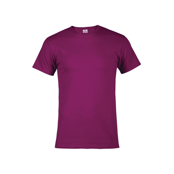 Delta Apparel 027362022907 Pro Weight Adult 5.2 oz Short Sleeve T-Shirt, Berry - Medium