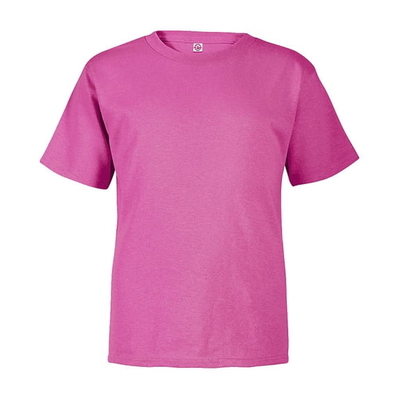 Delta Apparel 027362079000 Pro Weight Toddler 5.2 oz T-Shirt, Safety Pink - 2 Toddler