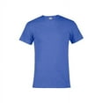 thumbnail image 1 of Delta Apparel Pro Weight Adult 5.2 oz Short Sleeve T-Shirt, Royal Heather - Extra Large, 1 of 1