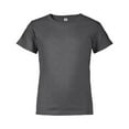 thumbnail image 1 of Delta Apparel  Pro Weight Youth 5.2 oz Retail Fit T-Shirt, Charcoal Heather - Extra Large, 1 of 1