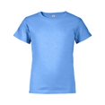 thumbnail image 1 of Delta Apparel Pro Weight Youth 5.2 oz Retail Fit T-Shirt, Turquoise Heather - Extra Large, 1 of 1