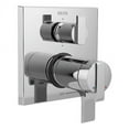 thumbnail image 1 of Delta Ara Angular Modern TempAssure 17T Series Valve Trim with 6-Setting Integrated Diverter, Chrome, 1 of 2