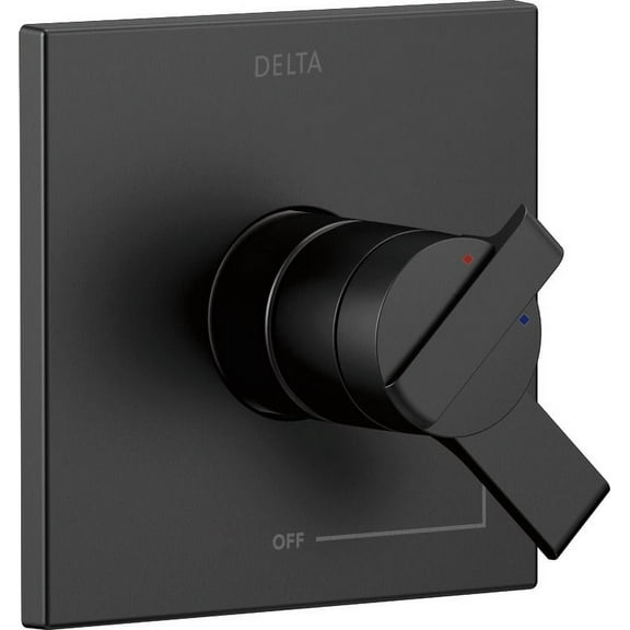 Delta Ara Monitor 17 Series Valve Only Trim, Matte Black
