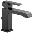 thumbnail image 1 of Delta Ara Single Handle Bathroom Faucet with Metal Drain Assembly in Matte Black 567LF-BLMPU, 1 of 2