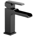 thumbnail image 1 of Delta Ara Single Handle Channel Bathroom Faucet, Matte Black, 1 of 5